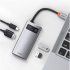 Baseus Metal Gleam Series 4-in-1 Multifunctional Type-C HUB